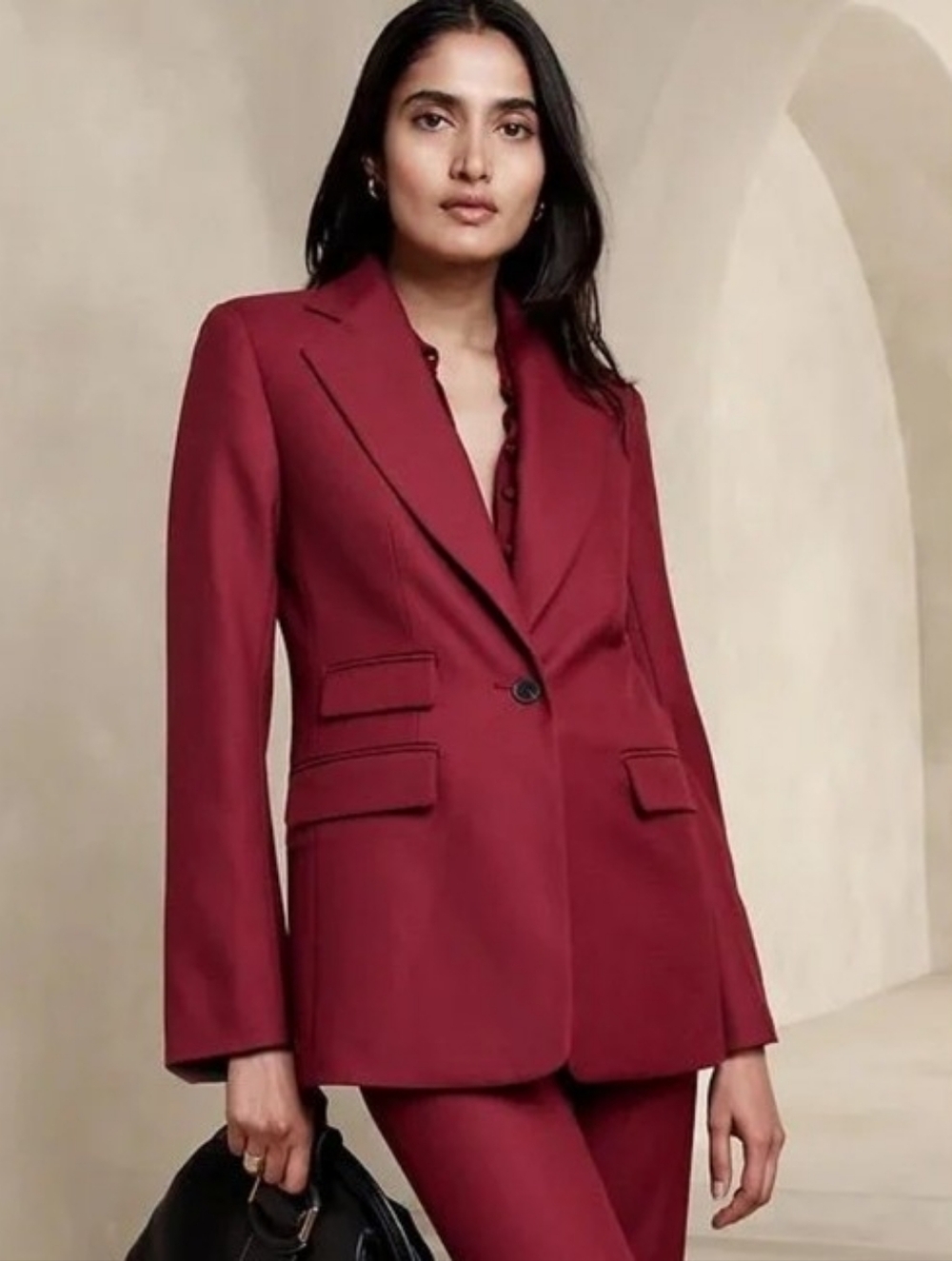 NWT - Banana Republic - Lido Sculpted Italian Wool Blazer